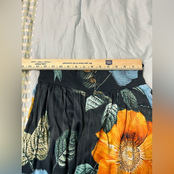 Anthropologie Saria Smocked Waist   Pant Wide-Leg by Mauve Size Small - Picture 7 of 9